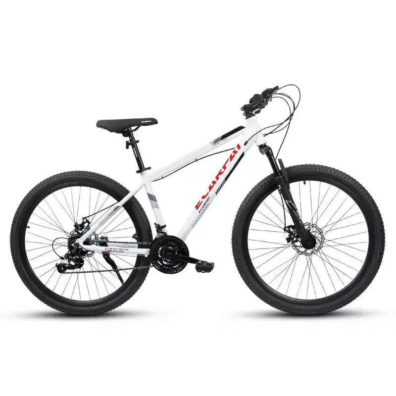 Okak 27-Zoll-Mountainbike mit Federgabel und Aluminiumrahmen, 21-Gang-Dirtbike mit Scheibenbremse, Fahrrad für erwachsene Männer und Frauen