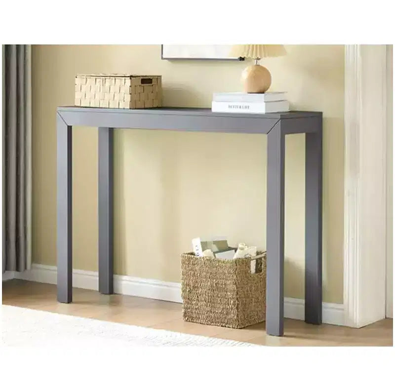 Kings Brand Furniture Russel Konsolentisch – Moderner Flurtisch, Sofatisch, für hinter das Sofa, Flur, Wohnzimmer