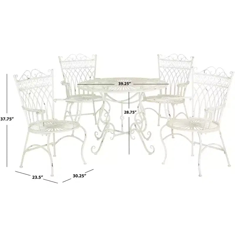 Thessaly 5-teiliges Terrassen-Set - Indoor/Outdoor - PAT5003 - Safavieh
