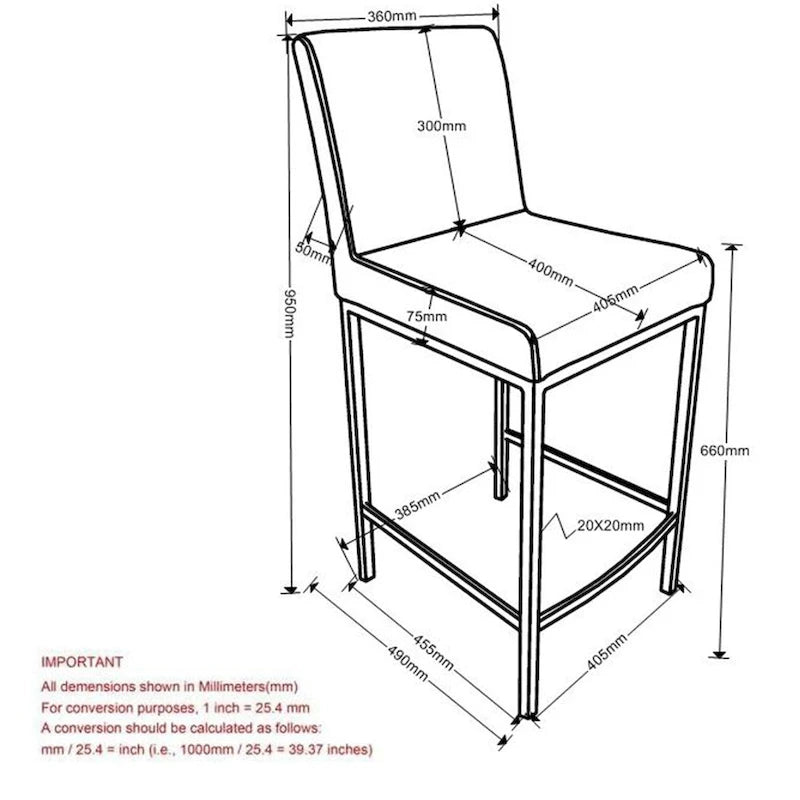 Set aus 2 modernen Tresenhockern - k. A.