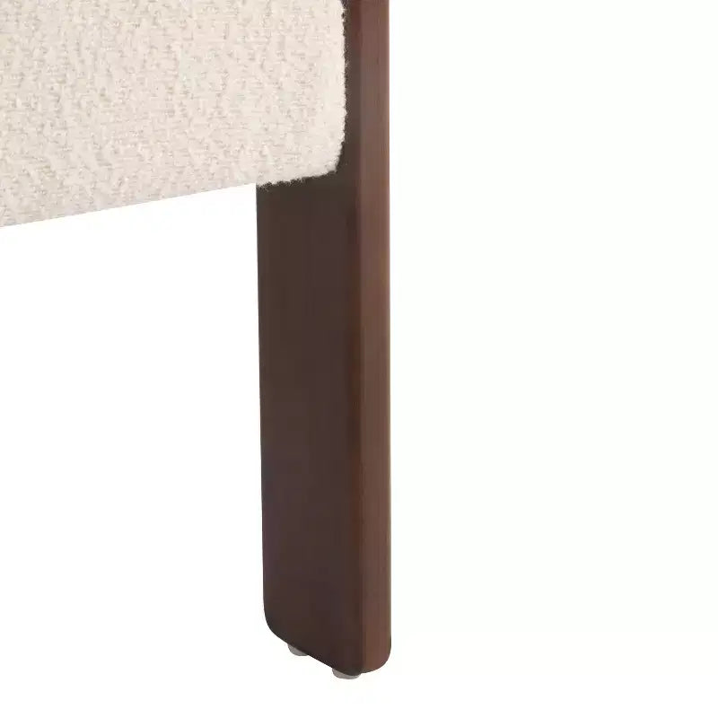 Christopher Knight Home Noah moderner Akzent-Sessel mit Polsterung und Gestell aus Kautschukholz