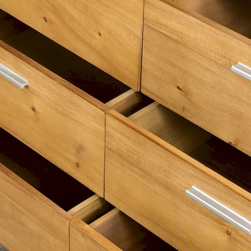 Massivholz-Kommode im Landhausstil mit Schublade für das Schlafzimmer