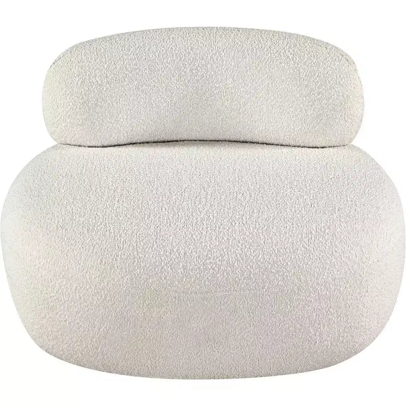 Meridian Furniture Venti Stuhl aus Bouclé-Stoff