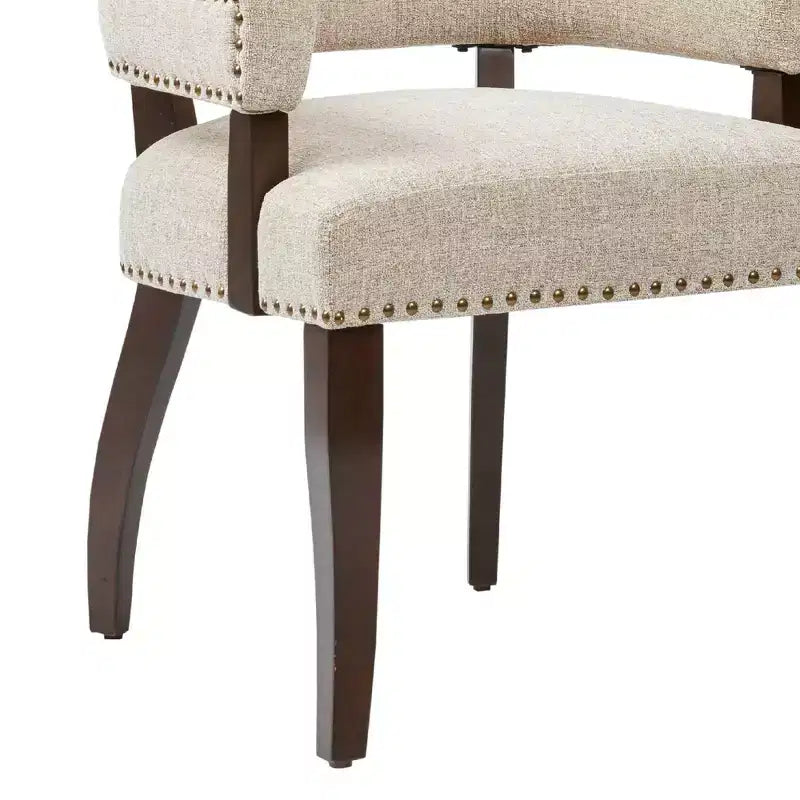 2er-Set Brooklyn Esszimmer-Armstühle Creme