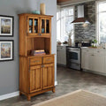 Homestyles Buffet of Buffets Cottage Oak Aufsatzschrank mit Holzplatte