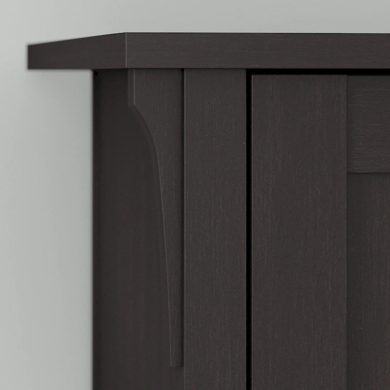 Salinas hohes Bücherregal mit 5 Ablagefächern (2er-Set) von Bush Furniture