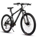 NAYSAYE 26-Zoll-Mountainbike, 21-Gang-Erwachsenenfahrrad mit Rahmen aus hochfestem Carbonstahl und mechanischen Scheibenbremsen vorne und hinten, 67 × 26,5 × 38