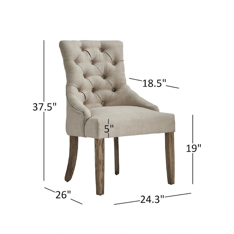 Paloma Farmhouse 7-teiliges Esszimmer-Set aus Altholz von iNSPIRE Q Artisan