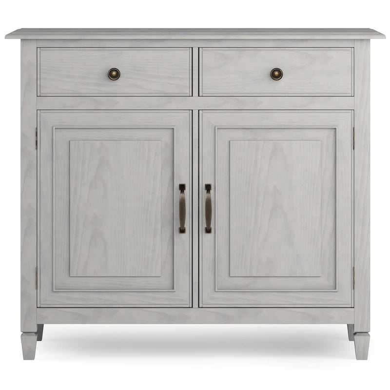 WYNDENHALL Hampshire 40 Zoll breiter Aufbewahrungsschrank für den Eingangsbereich aus Massivholz im traditionellen Stil - 40w x 15t x 36h