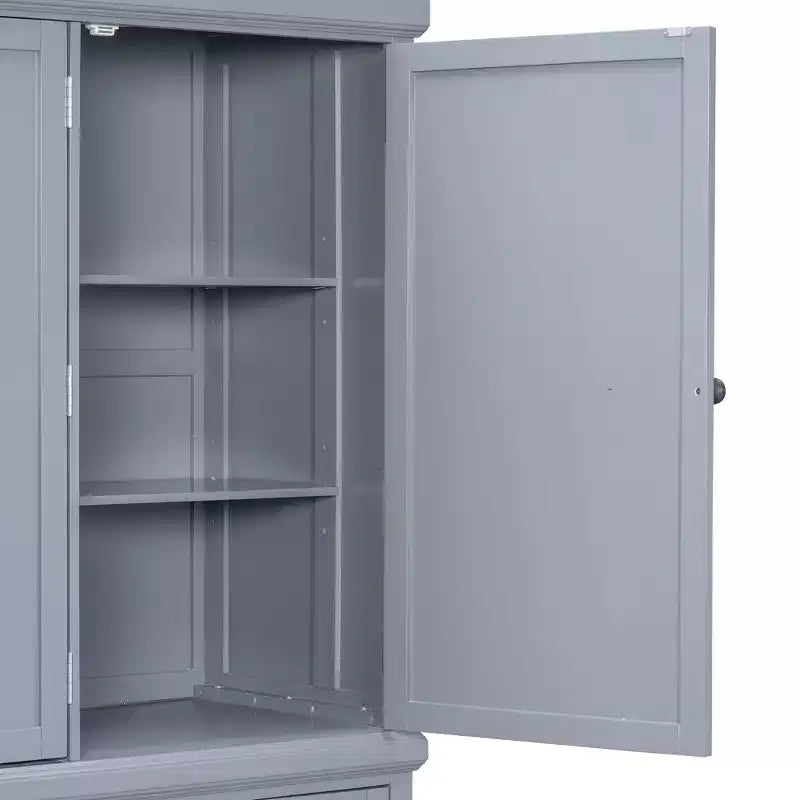 Whisen 73 freistehender Küchenschrank aus Holz mit Schubladen und verstellbaren Einlegeböden zur Aufbewahrung und Organisation im Esszimmer oder in der Küche