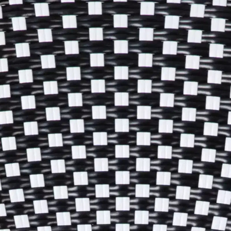 Flash Furniture Lourdes stapelbarer Thonet-Bistrostuhl für den gewerblichen Innen- und Außenbereich, PE-Rattan und Aluminiumgestell