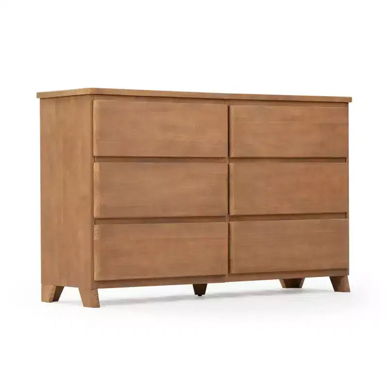 Massivholz-Kommode im Landhausstil mit 6 Schubladen