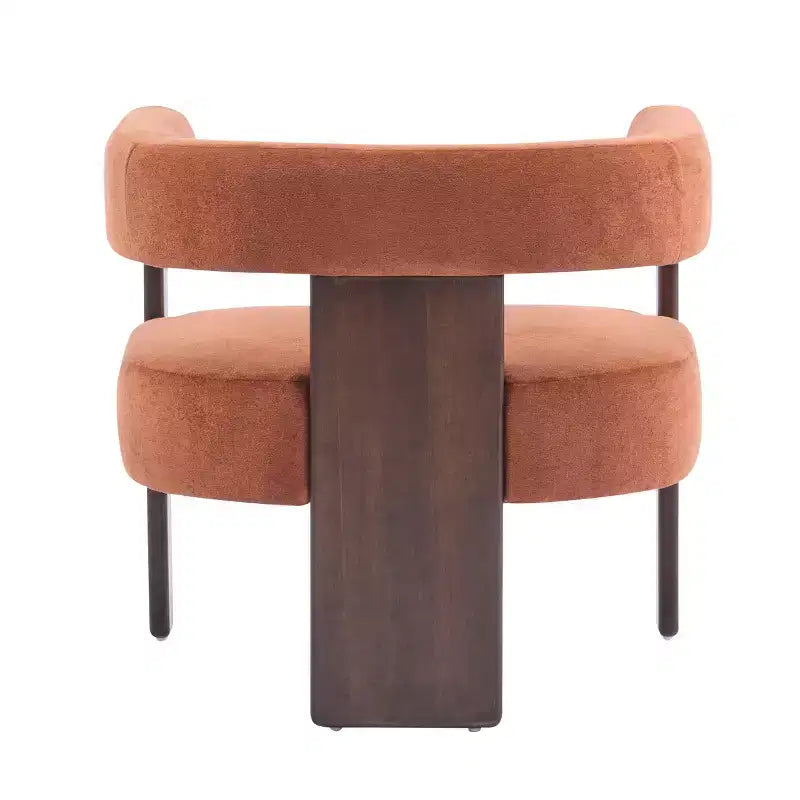 Christopher Knight Home Noah moderner Akzent-Sessel mit Polsterung und Gestell aus Kautschukholz