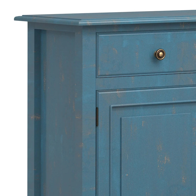 WYNDENHALL Hampshire 40 Zoll breiter Aufbewahrungsschrank für den Eingangsbereich aus Massivholz im traditionellen Stil - 40w x 15t x 36h