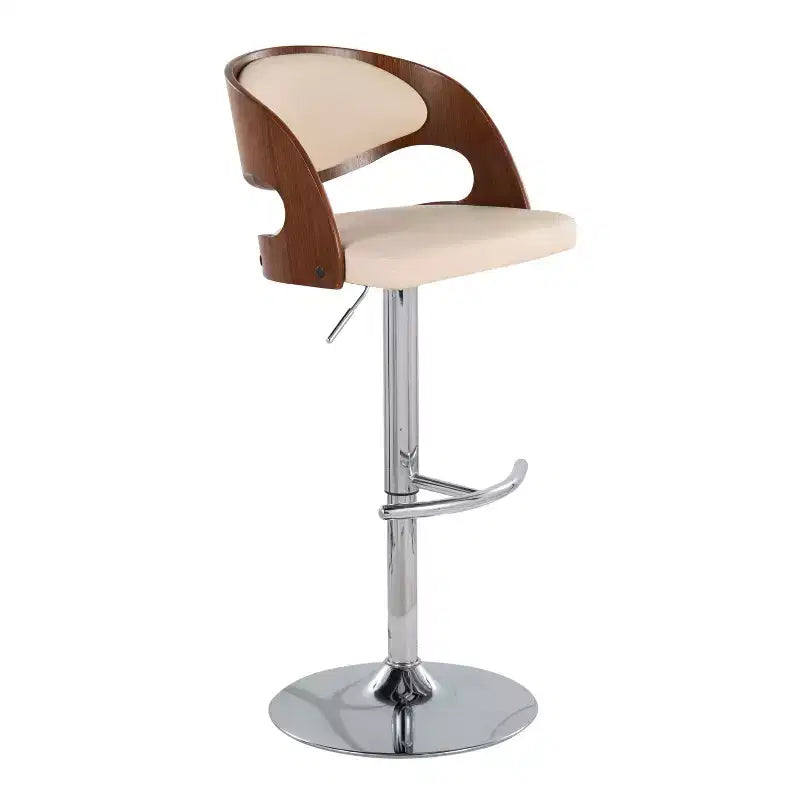 2er-Set Pino Barhocker im Mid-Century-Modern-Stil, höhenverstellbar und drehbar – Lumisource