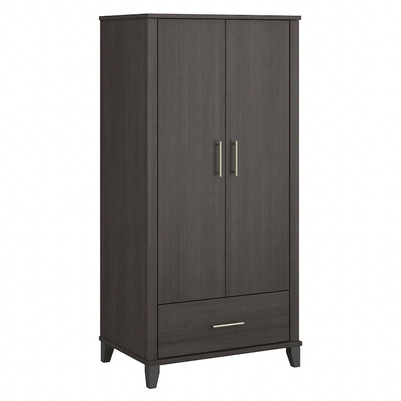 Somerset Hoher Eingangsschrank mit Türen und Schublade von Bush Furniture