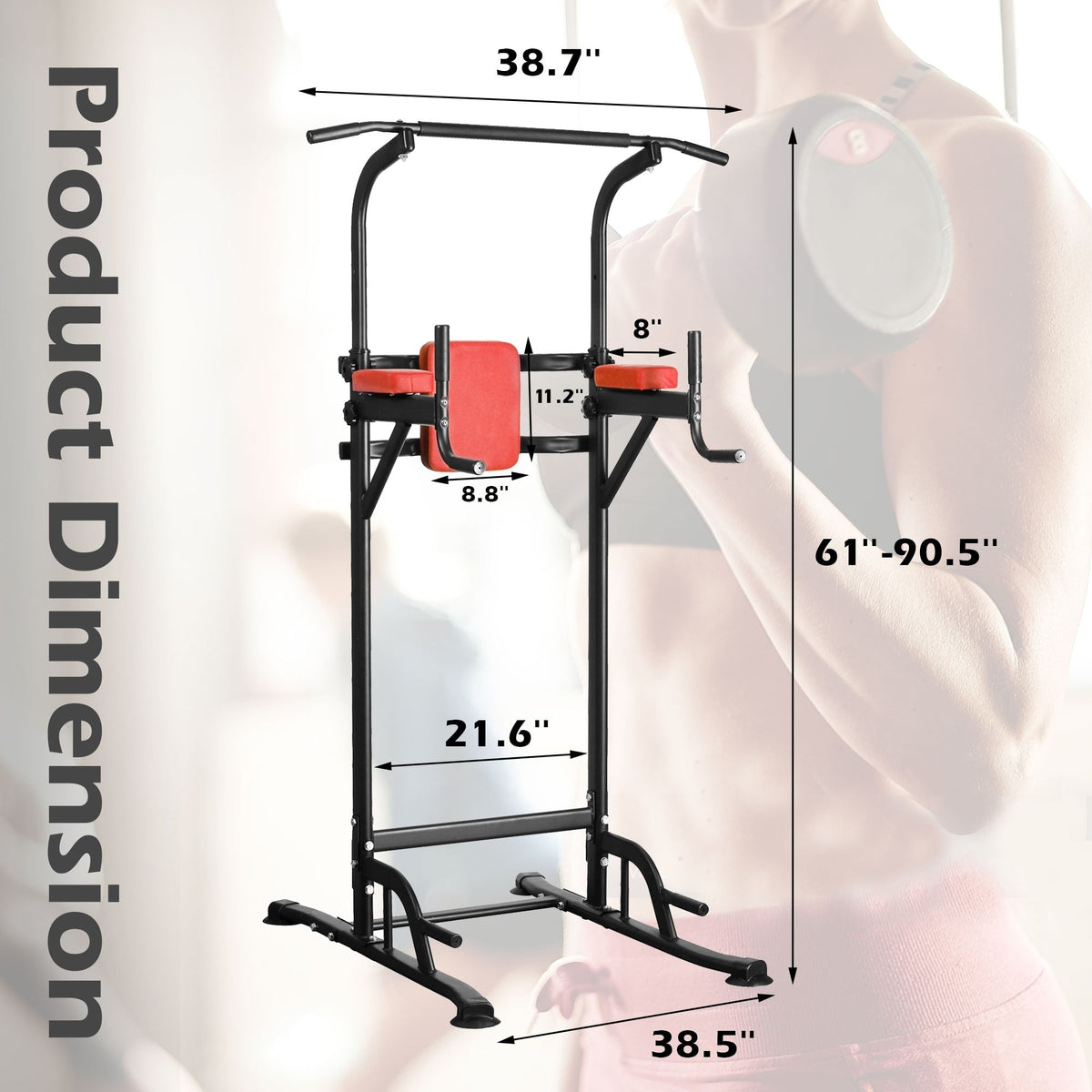 Ainfox Power Tower – multifunktionale Krafttrainingsstation für zu Hause