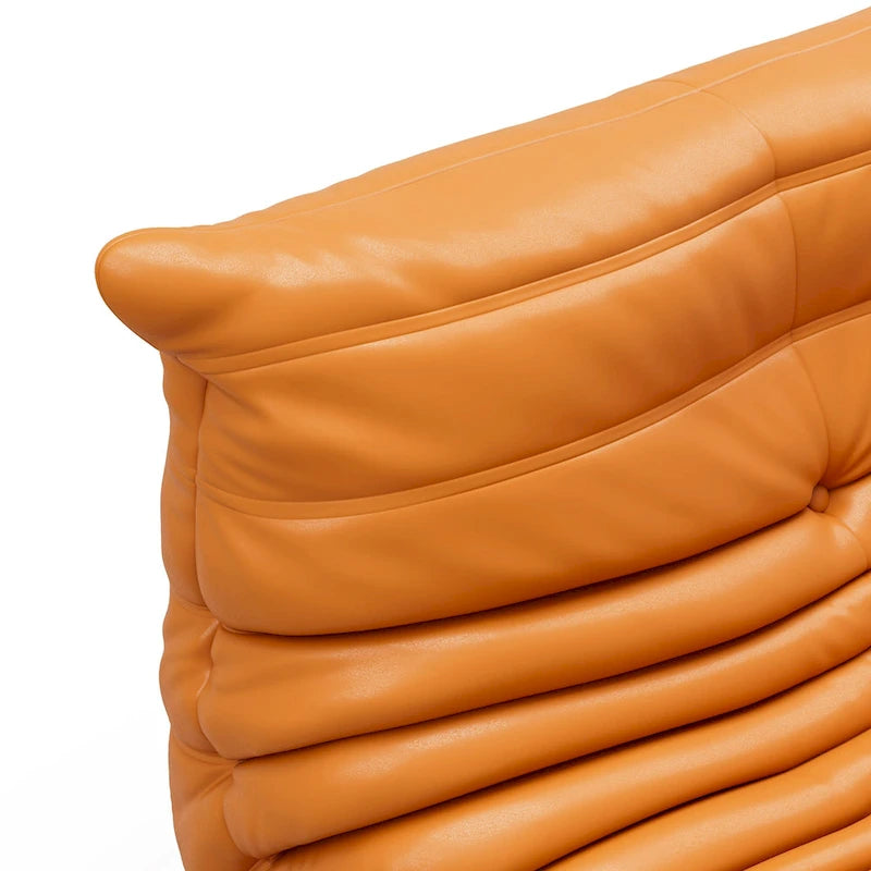 Furgle Mikrofaser-Ledersofa Ergonomisches Design Lazy Sofa Bodensofa