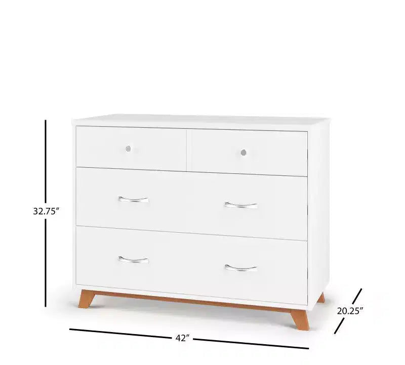 Child Craft SOHO 2-teiliges Kinderzimmer-Set, enthält 4-in-1-Wandelbett und 3-Schubladen-Kommode