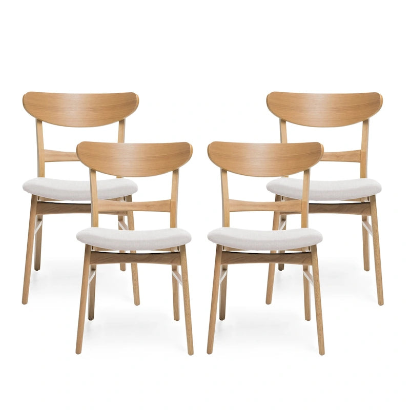 Mid-Century Modern Esszimmerstühle, 4er-Set