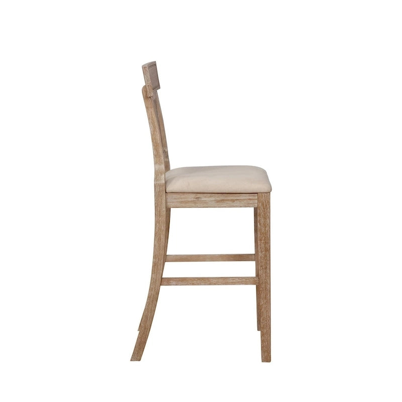 Handgewebter Rattan-Bauernhofbarhocker