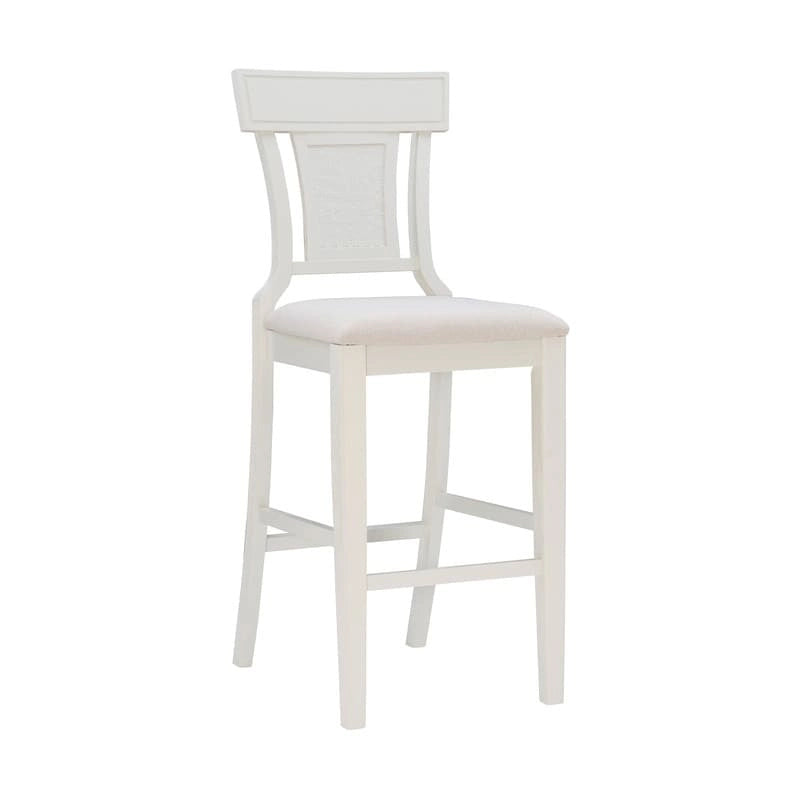 Handgewebter Rattan-Bauernhofbarhocker