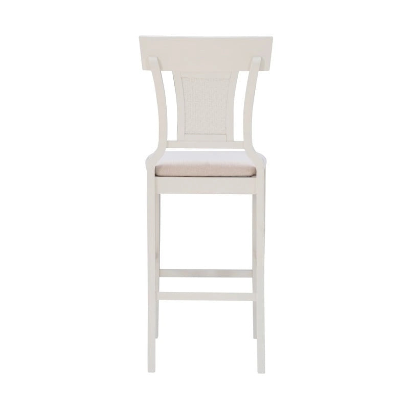 Handgewebter Rattan-Bauernhofbarhocker