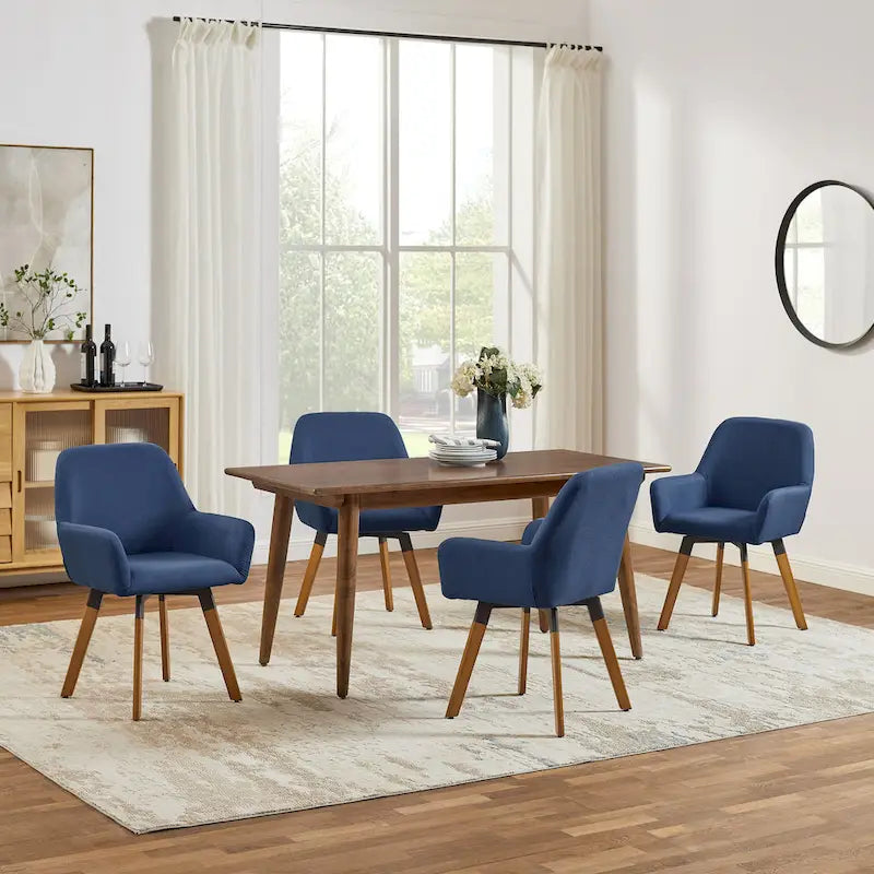 Drehbare Akzent-Esszimmerstühle, 2er-Set