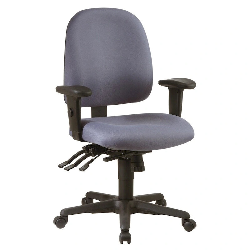 Ergonomischer Bürostuhl mit mittelhoher Rückenlehne