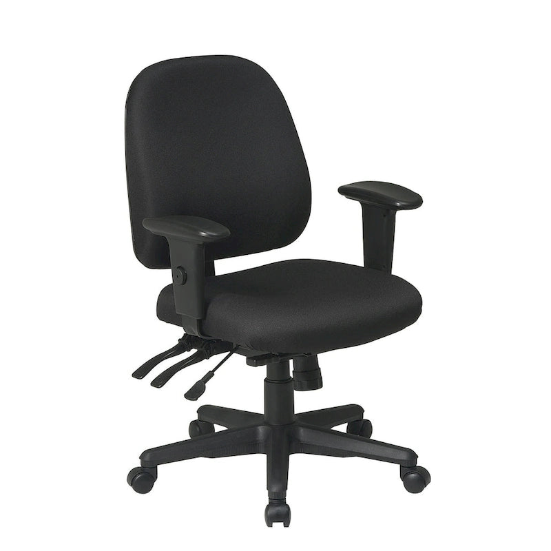 Ergonomischer Bürostuhl mit mittelhoher Rückenlehne