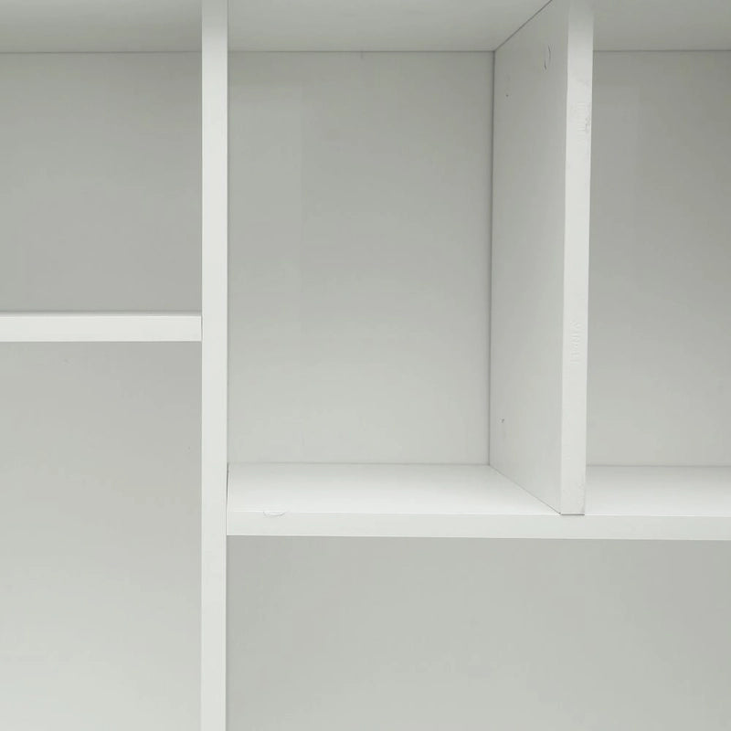 Home-Office-Computertisch mit Aufsatz