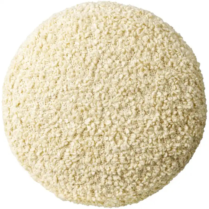 Hochfloriger Bouclé Pouf aus Polyester, 45 cm hoch