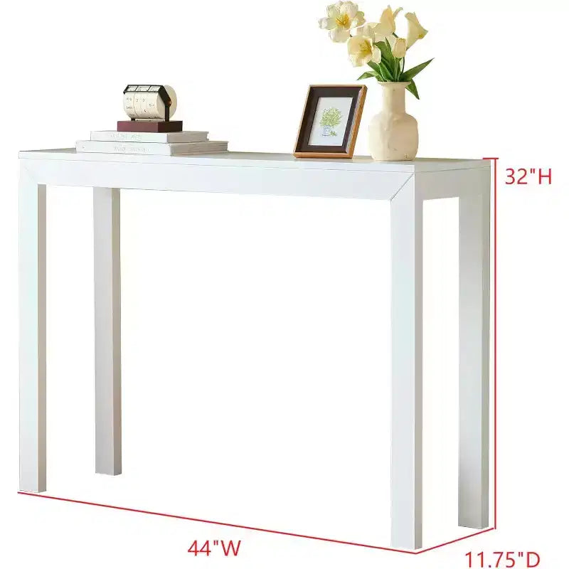 Kings Brand Furniture Russel Konsolentisch – Moderner Flurtisch, Sofatisch, für hinter das Sofa, Flur, Wohnzimmer