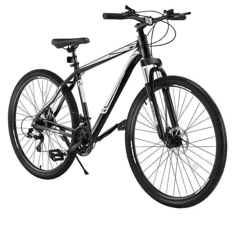 29-Zoll-Mountainbike mit Frontfederung, 21-Gang-Aluminiumrahmen mit doppelten Scheibenbremsen