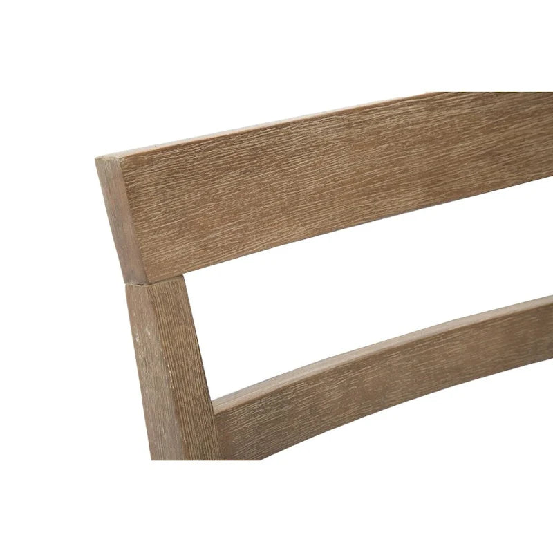 Drahtgebürstete Scheunenholz-Esszimmerstühle, 2er-Set