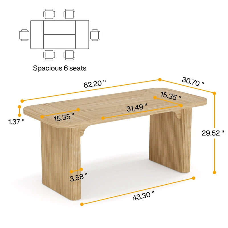 Moderner Chefschreibtisch für das Home-Office