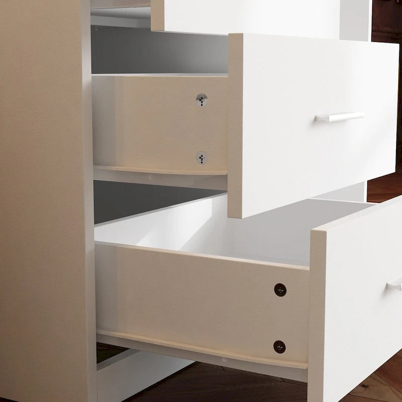 LED-beleuchteter Schminkschrank mit Ganzkörperspiegel