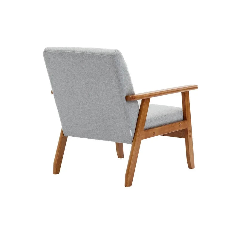 2er-Set Akzentstühle mit Beistelltisch, Armlehnstuhl für Wohnzimmer, Schlafzimmer, Büro - 78,0 cm H * 64,5 cm B * 71,0 cm T