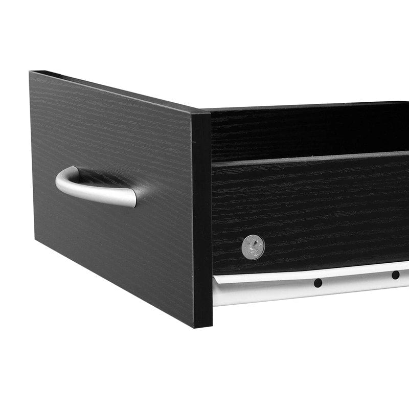 Hängeschrank fürs Badezimmer, Schwarz, High Cabinet