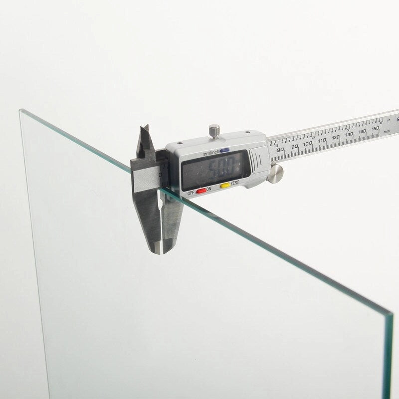 Glasvitrine mit 5 Ablagen, Doppeltür