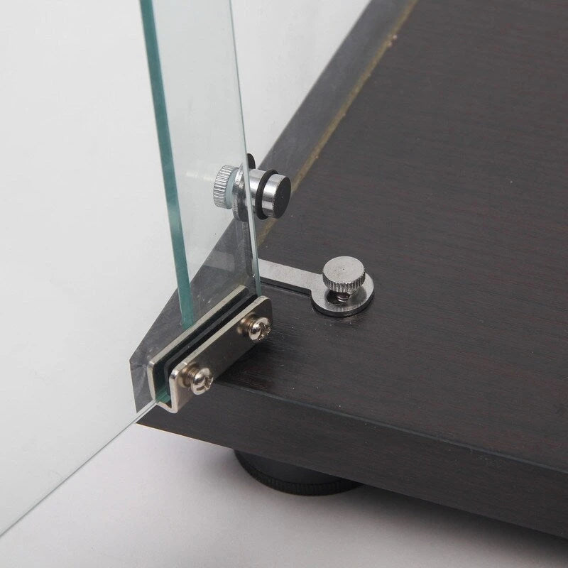 Glasvitrine mit 5 Ablagen, Doppeltür