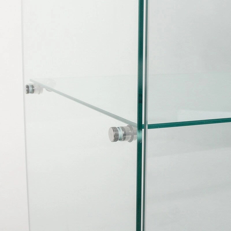 Glasvitrine mit 5 Ablagen, Doppeltür