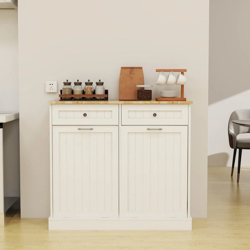 Küchen-Müllschrank mit 2 Schubladen