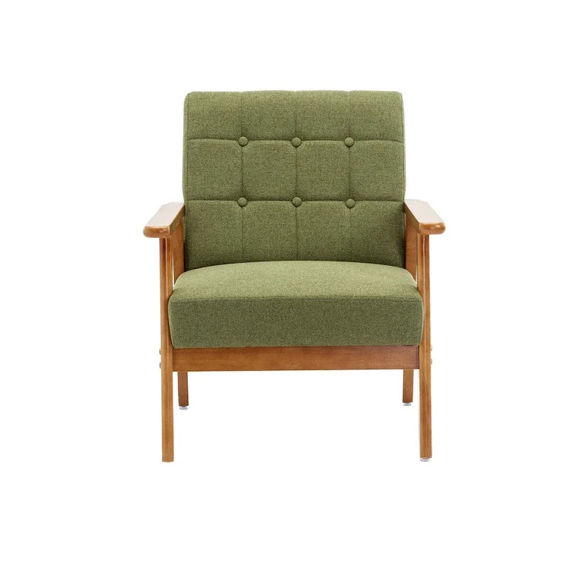 2er-Set Akzentstühle mit Beistelltisch, Armlehnstuhl für Wohnzimmer, Schlafzimmer, Büro - 78,0 cm H * 64,5 cm B * 71,0 cm T