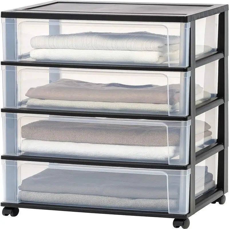Breite Aufbewahrungsschublade mit 4 Schubladen