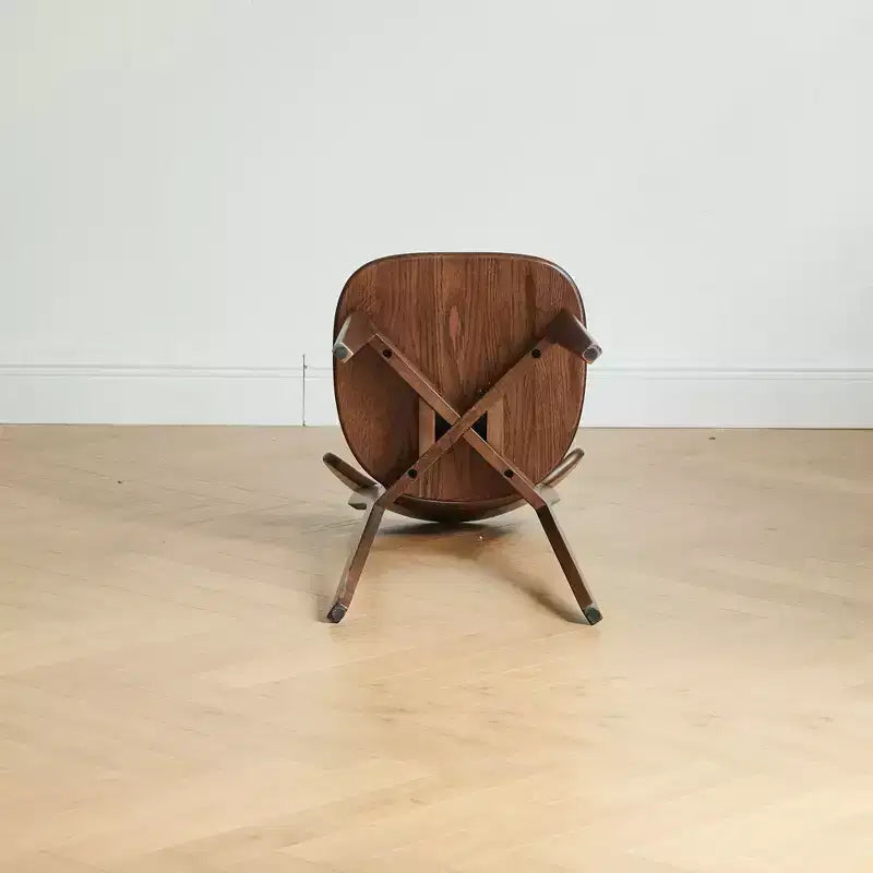 MAYEERTY 4er-Set Esszimmerstühle aus massivem Eichenholz, Holzstühle für Küche, Esszimmer und Wohnzimmer