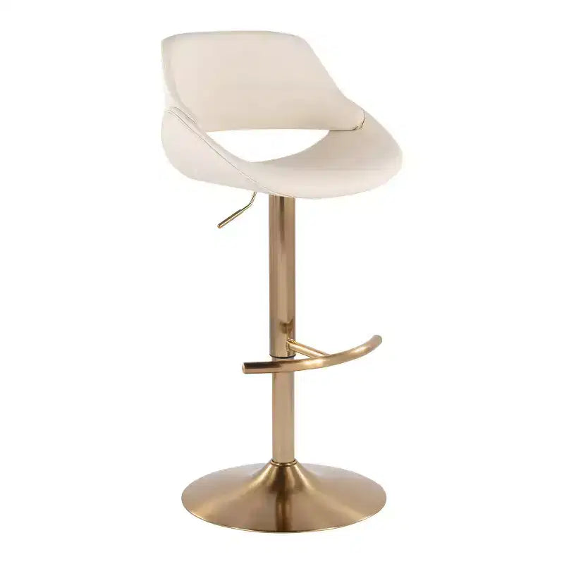LumiSource 2er-Set Fabrico Verstellbare Barhocker PU