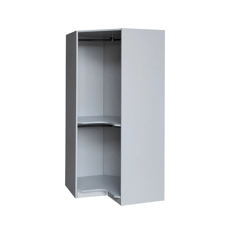 Polygon Eckkleiderschrank mit 2 Türen
