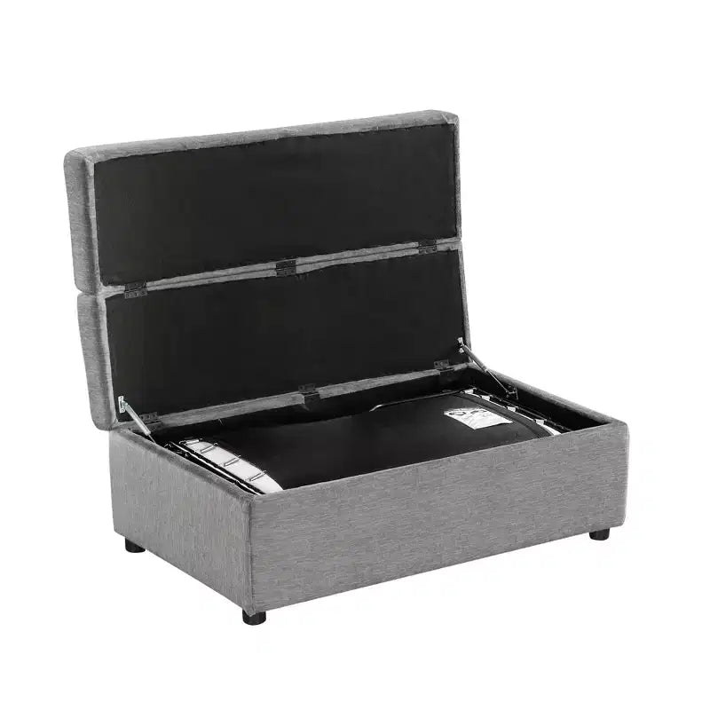 Wandelbares Twin-Size-Schlafsofa mit Bettkasten und Matratze – platzsparendes Gästebett für Wohnzimmer und Wohnung