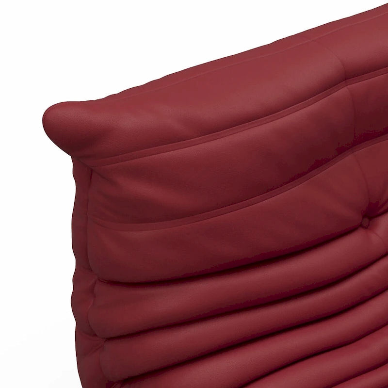 Furgle Mikrofaser-Ledersofa Ergonomisches Design Lazy Sofa Bodensofa